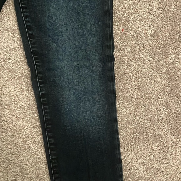 Mavi Gold Ada Mid Rise Dark Blue Wash Boyfriend Jeans 24X27 - Picture 5 of 14